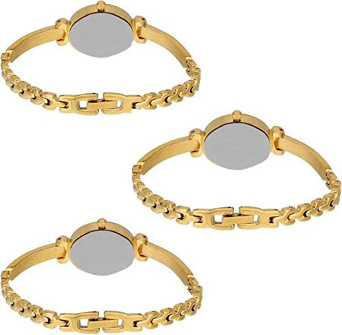 Aurelios® Premium Gold Chain Analog Watch Combo for Women