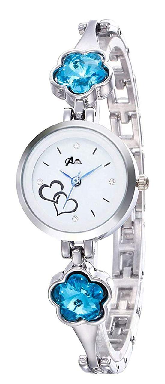 Averin® Premium Luxury Analogue Girl's Stainless Steel Watch with Multicolour Dial & Strap