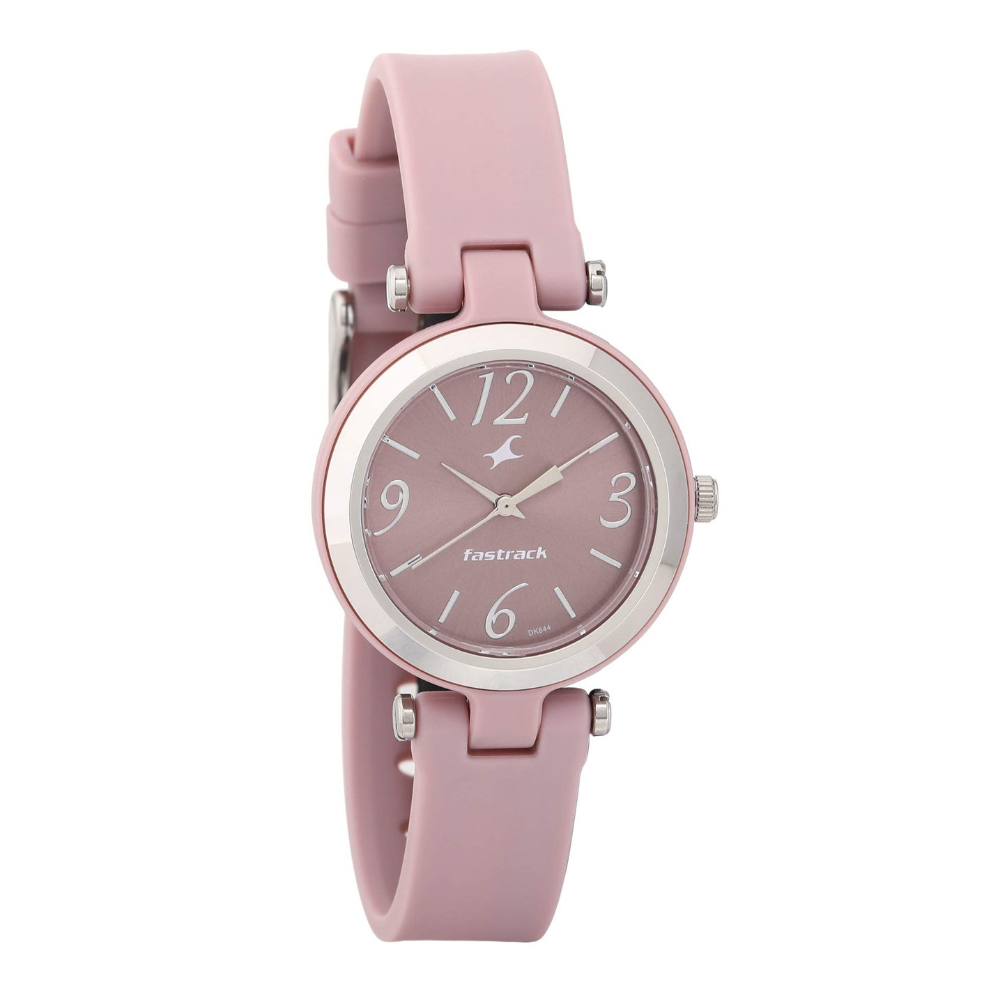 Flaire Women Silicone Trendies Analog Pink Dial Watch-68015Pp03/Np68015Pp03, Band Color-Pink