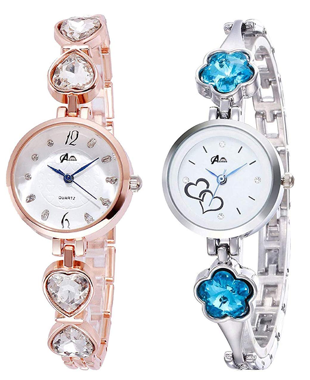 Averin® Premium Luxury Analogue Girl's Stainless Steel Watch with Multicolour Dial & Strap