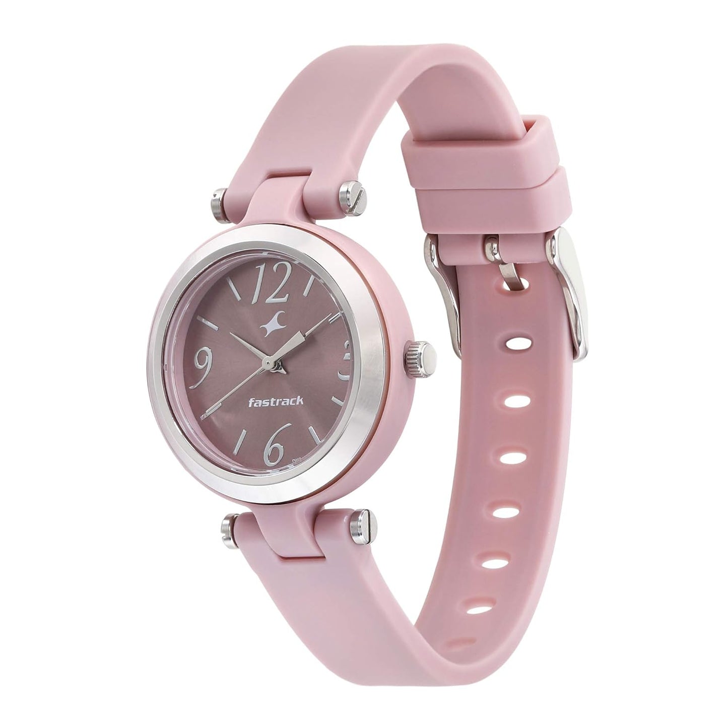 Flaire Women Silicone Trendies Analog Pink Dial Watch-68015Pp03/Np68015Pp03, Band Color-Pink