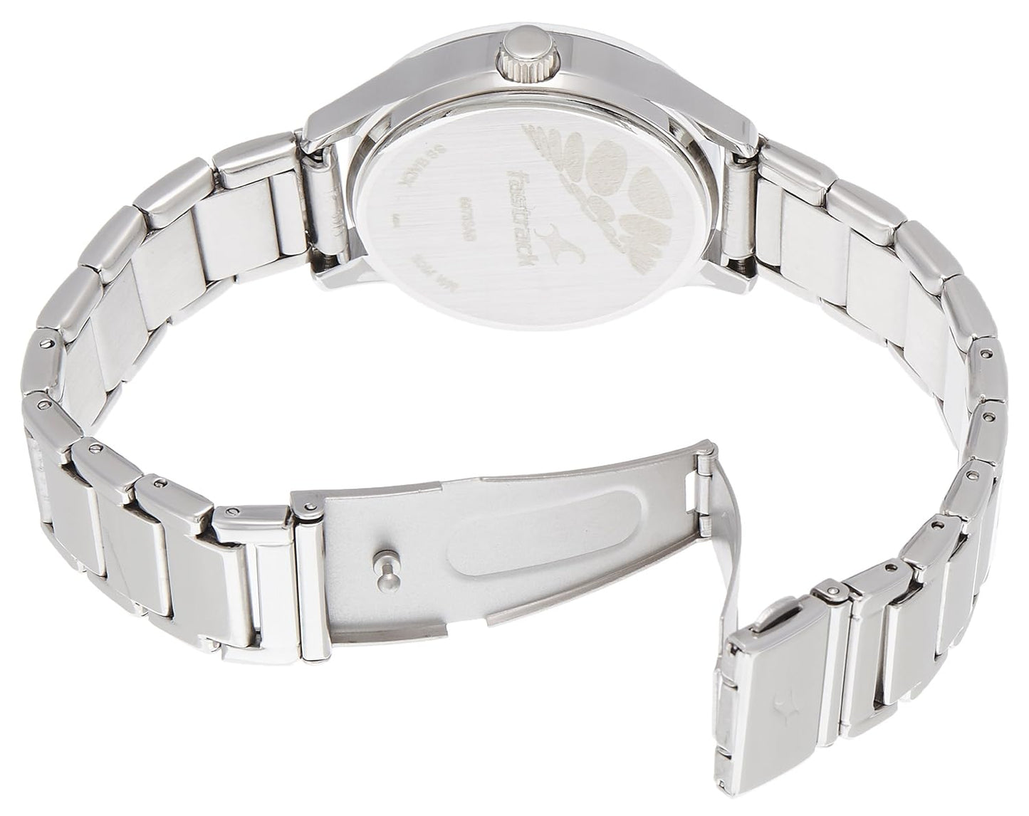 lFinovera Quartz Analog Blue Dial Stainless Steel Strap Watch for Girls - Stylish NR6078SM04